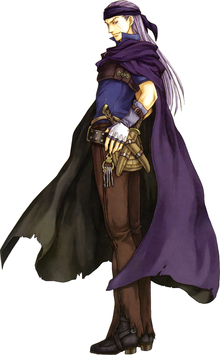 Legault, Probably - Fire Emblem 7 Character Art (730x1178), Png Download