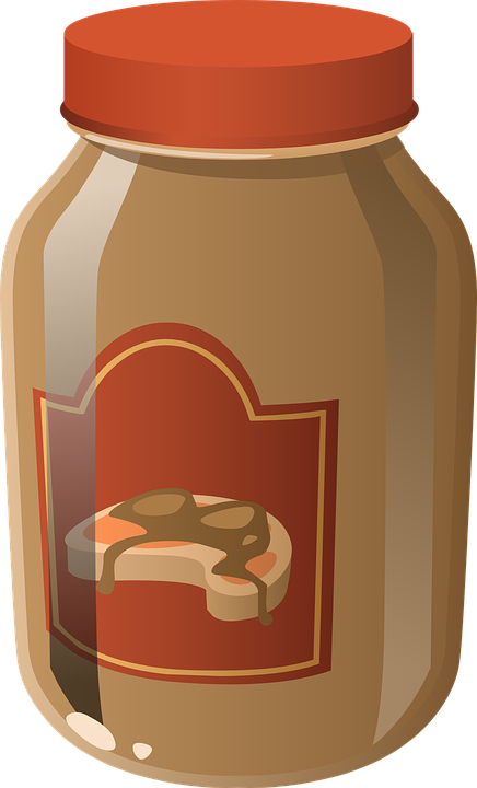 Peanut Butter Clipart Transparent - Peanut Butter Vector Png (387x640), Png Download