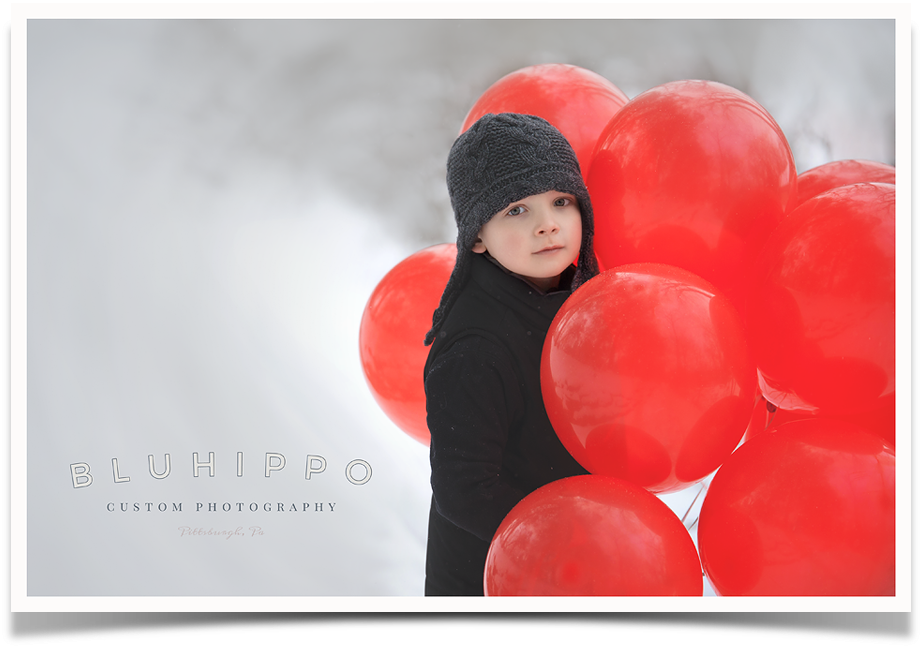 A Boy And His Red Balloons - Child (960x700), Png Download