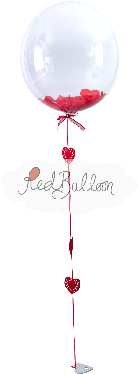 Flutter Petals Valentines Red Balloon Cork - Balloons Cork By Red Balloon (1000x1328), Png Download