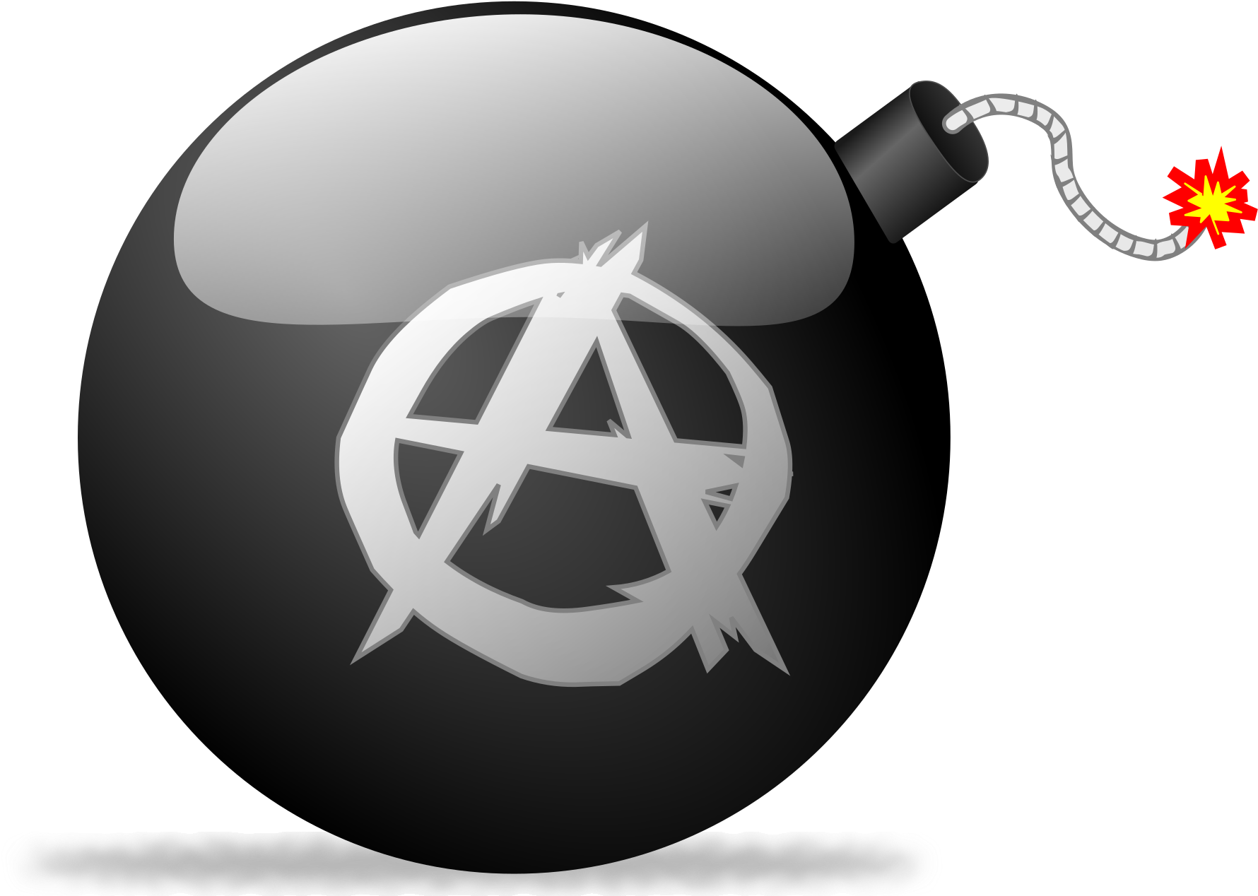 This Free Icons Png Design Of Anarchist Bomb (2400x3394), Png Download