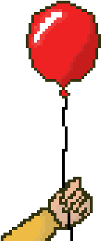 Piq - Pixel Balloon Transparent Background (400x400), Png Download