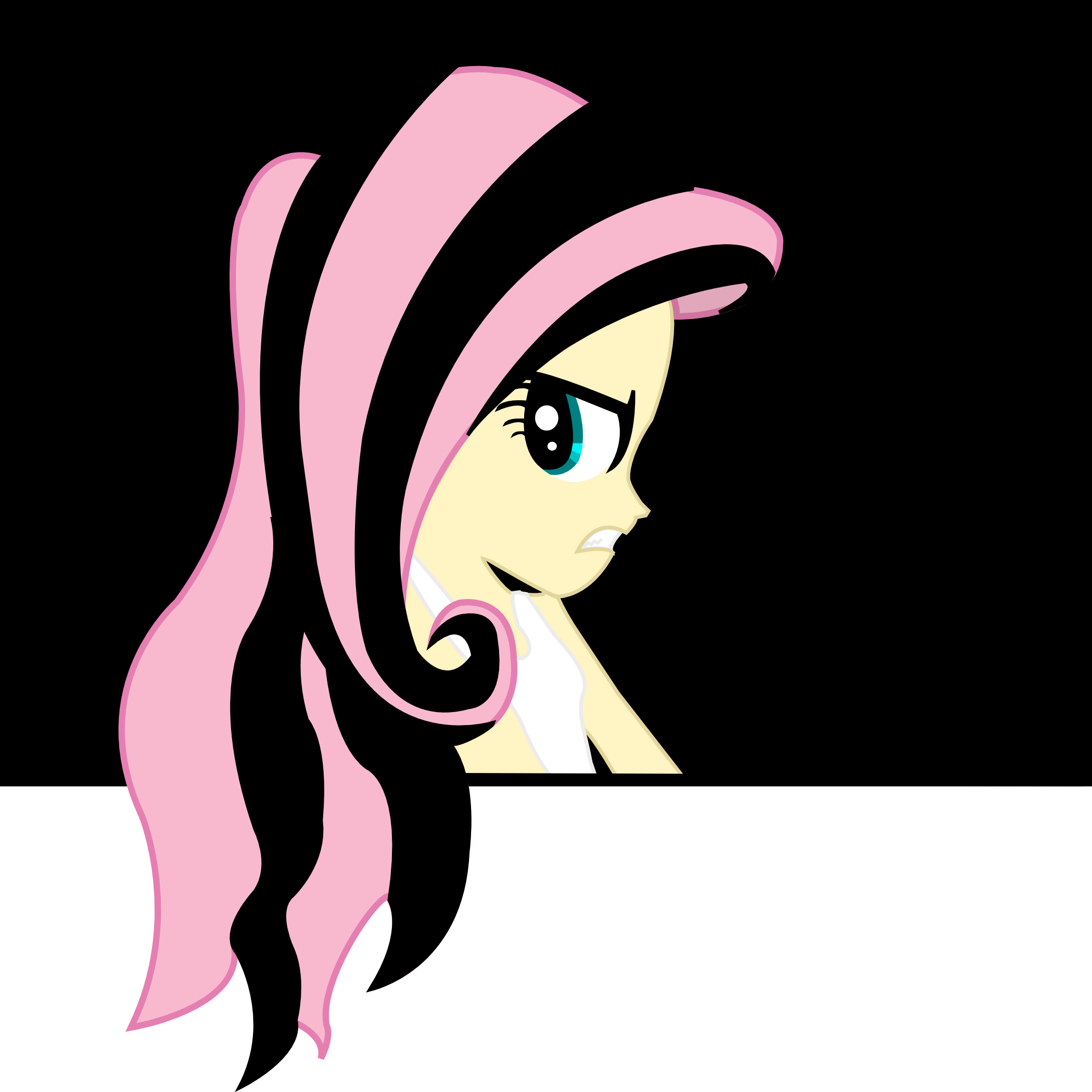 Mlp Equestria Girls - Mlp Eg Evil Fluttershy (2098x2098), Png Download