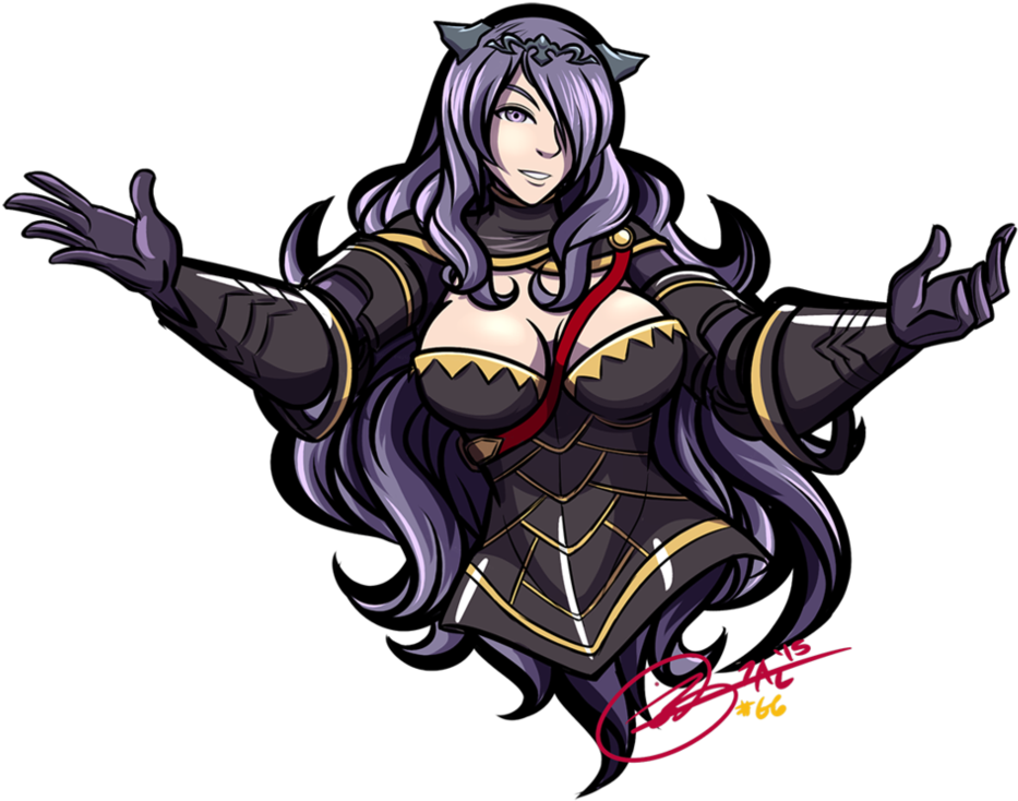 Fire Emblem Fates Fire Emblem Heroes Fictional Character - Fire Emblem Camilla Armor (1011x790), Png Download