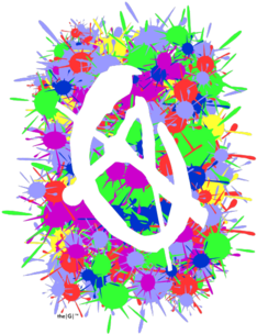 Anarchy Colourbomb - Graphic Design (674x518), Png Download