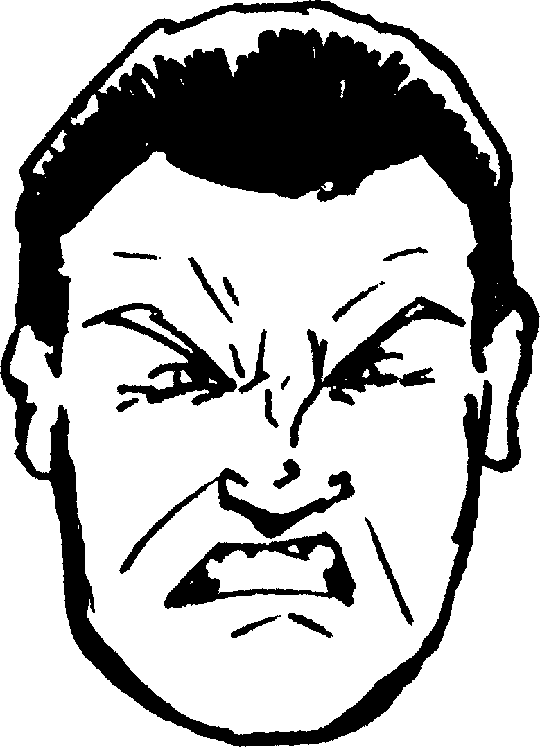 Angry Man 02 (779x1078), Png Download