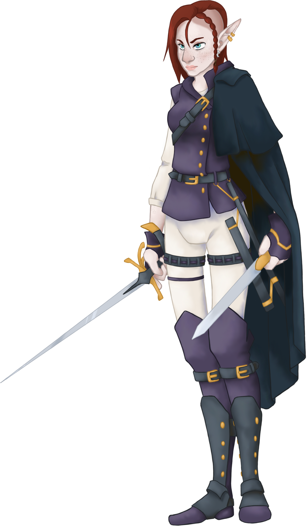 Rhona Redesign - Character (1000x1715), Png Download