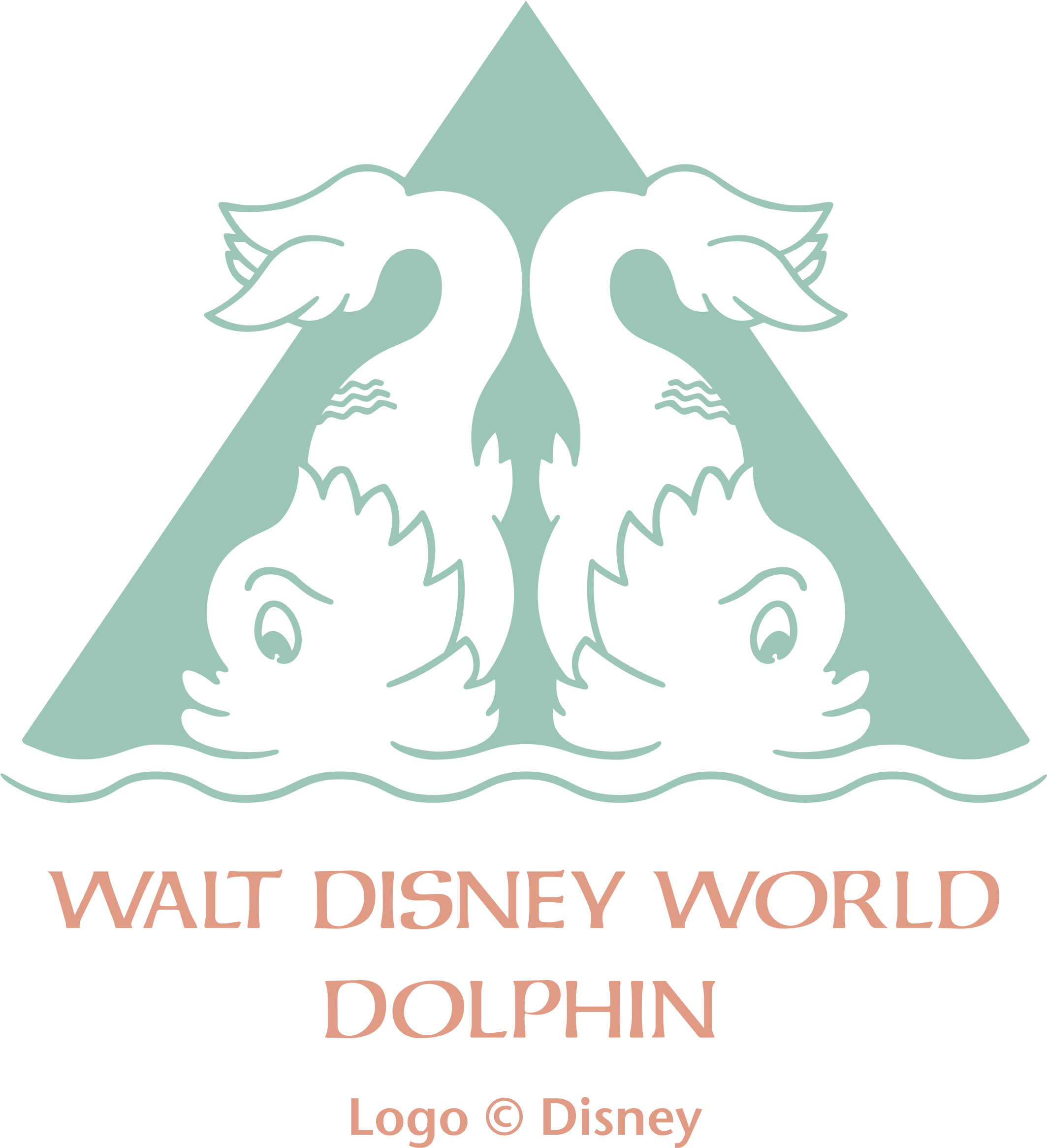 Walt Disney World Dolphin Logo Png Transparent - Dolphin Hotel Disney Room (2400x2400), Png Download