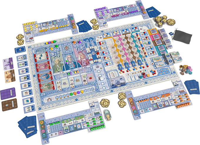 Lisboa Board Layout - Lisboa Juego De Mesa (680x494), Png Download