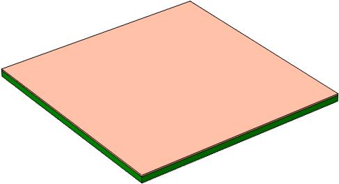 A Seed Layer Is Applied To A Printed Circuit Board - Copper Circuit Board Png (500x300), Png Download