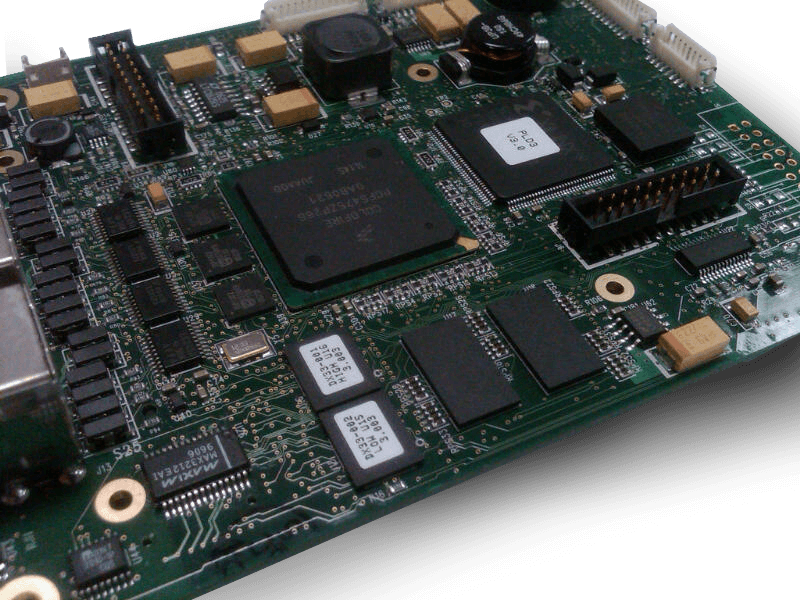 26210 Assembled Board With Bga Shadow - Electronic Boards (800x600), Png Download