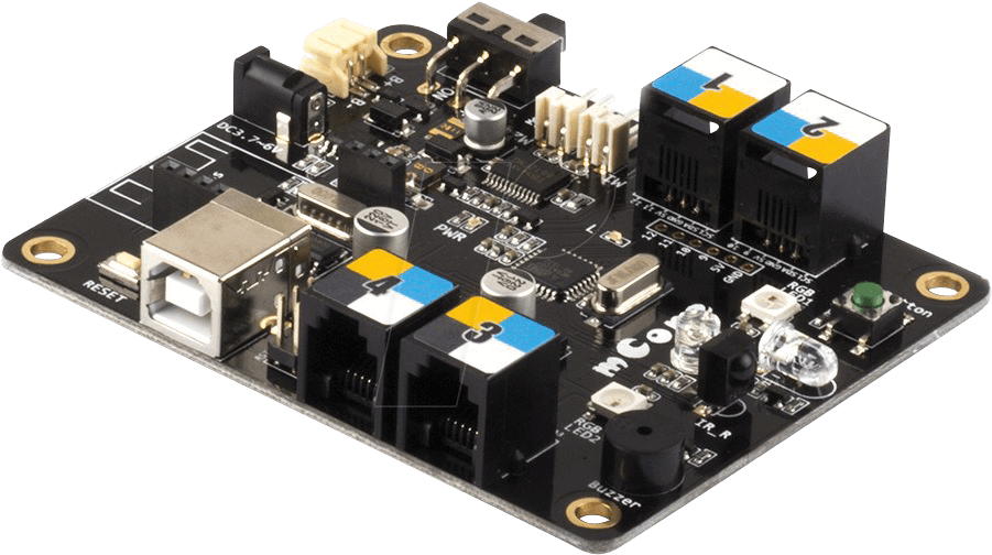 Mcore V1 Main Control Board For Mbot Makeblock Mb - Mcore - Main Control Board For Mbot (913x523), Png Download