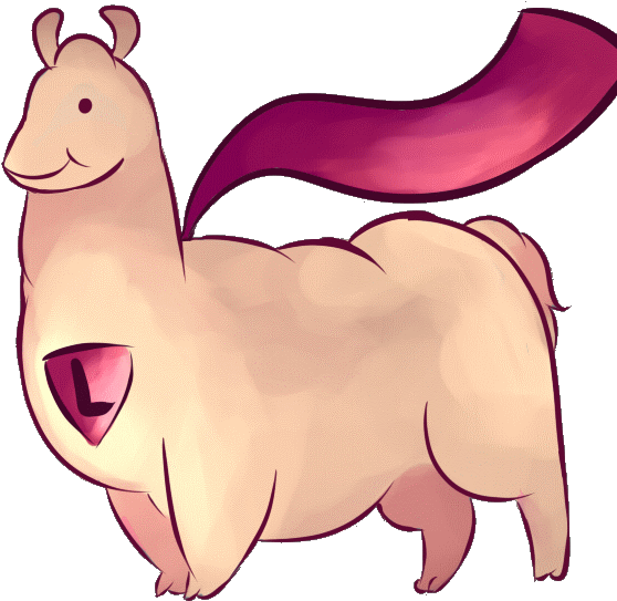 Llama Power By Akira Zan On Deviantart - Llama Drawing Png (600x600), Png Download