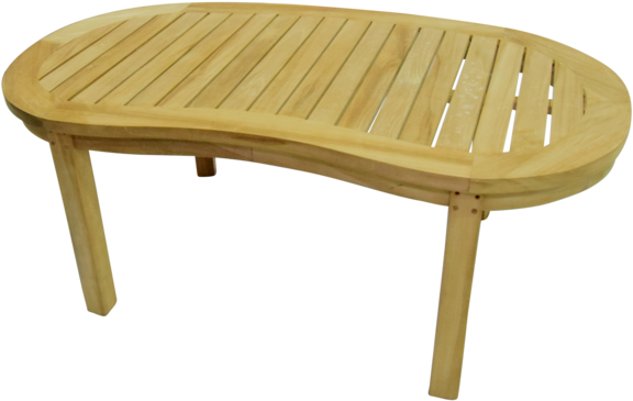 Banana Peanut Curved Coffee Table - Bench (600x600), Png Download