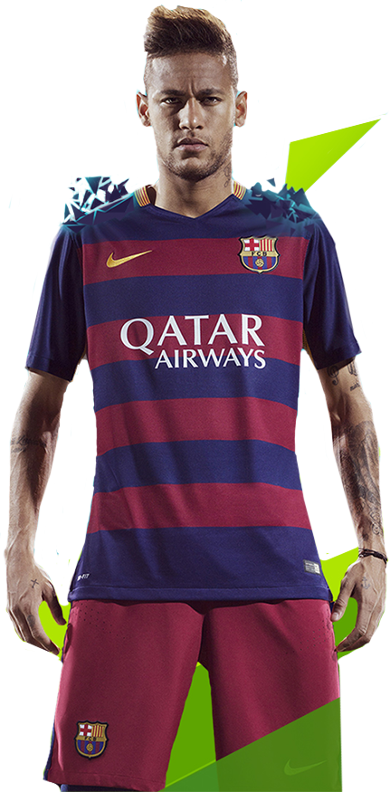 Fifa - Neymar (431x875), Png Download