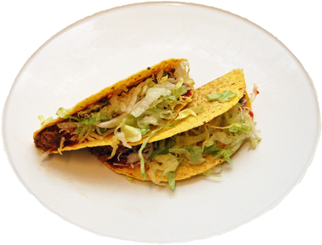 3 Tacos And A 20 Oz - Gorditas Mexican Food Png (500x381), Png Download