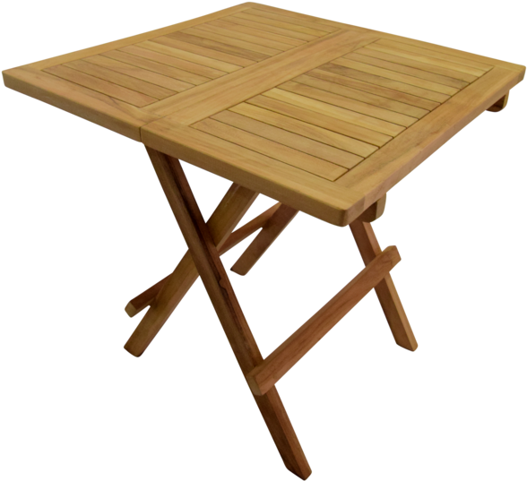 Bali Square Folding 50cm Picnic Table - Stolik Kawowy Drewniany Skladany (600x600), Png Download