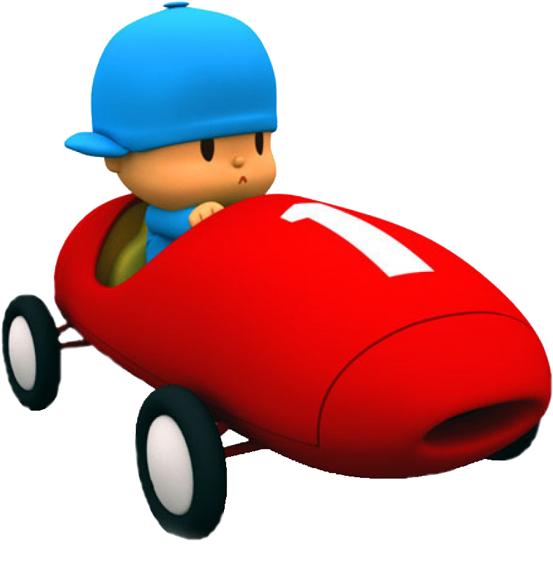 Imágenes De Pocoyo Con Fondo Transparente, Descarga - Pocoyo Car Png (853x941), Png Download