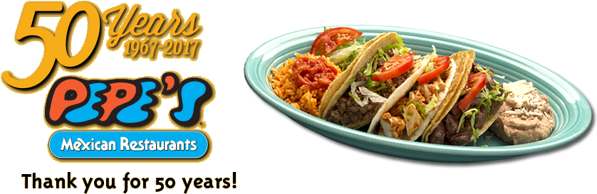 Naperville, Il Printable Coupons - Pepe's Mexican Restaurant (950x343), Png Download