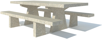 Pt-3 - Picnic Table (460x315), Png Download