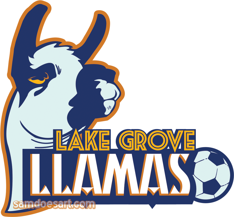 Lake Grove Llamas (1000x1021), Png Download