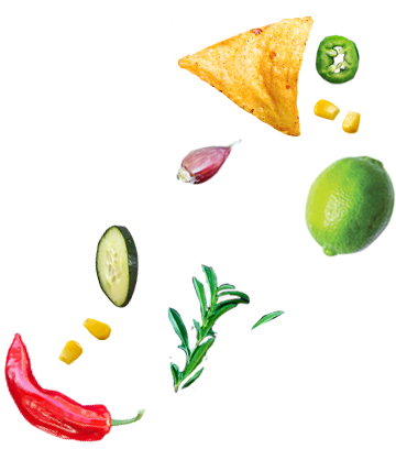 Mexican Food Offers An Rainbow Of Colours And An Amazing - Bird's Eye Chili (400x546), Png Download