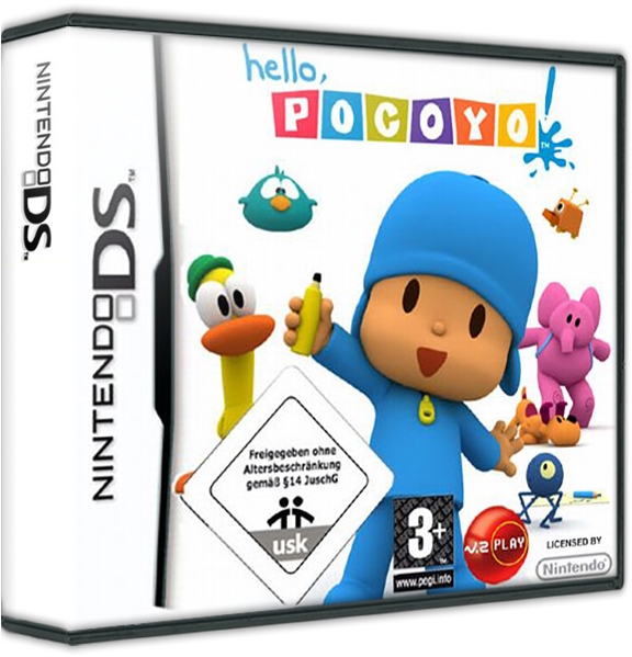 Hello, Pocoyo - Hello Pocoyo (nintendods) (587x598), Png Download