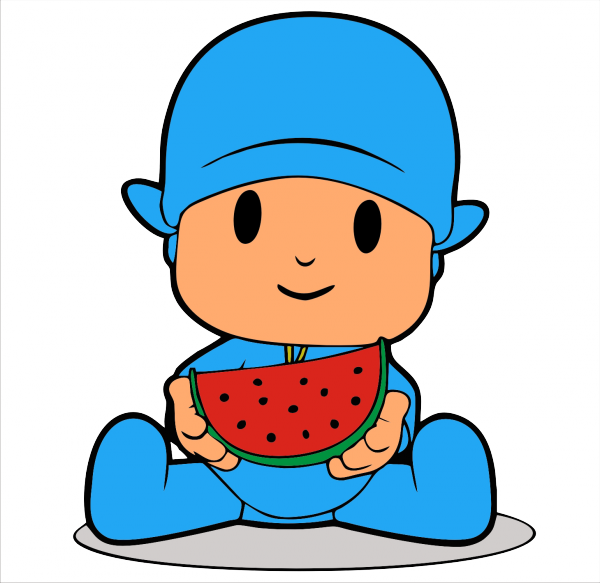 Vetores E Imagens Pocoyo - Pocoyo Vetor (600x583), Png Download