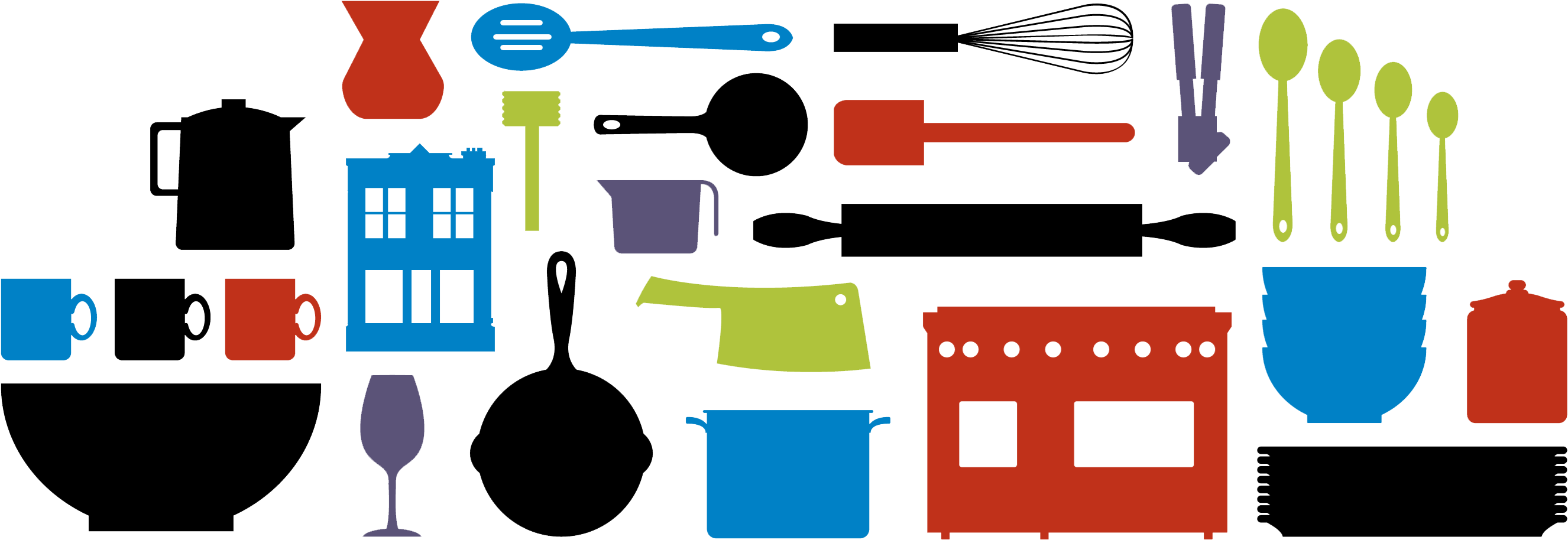 Kitchen Png Transparent Image - Kitchen Art Transparent (2880x1080), Png Download