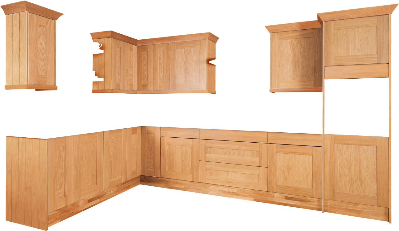 Kitchen Png Background Photo - Gabinetes De Cocina Png (1295x800), Png Download