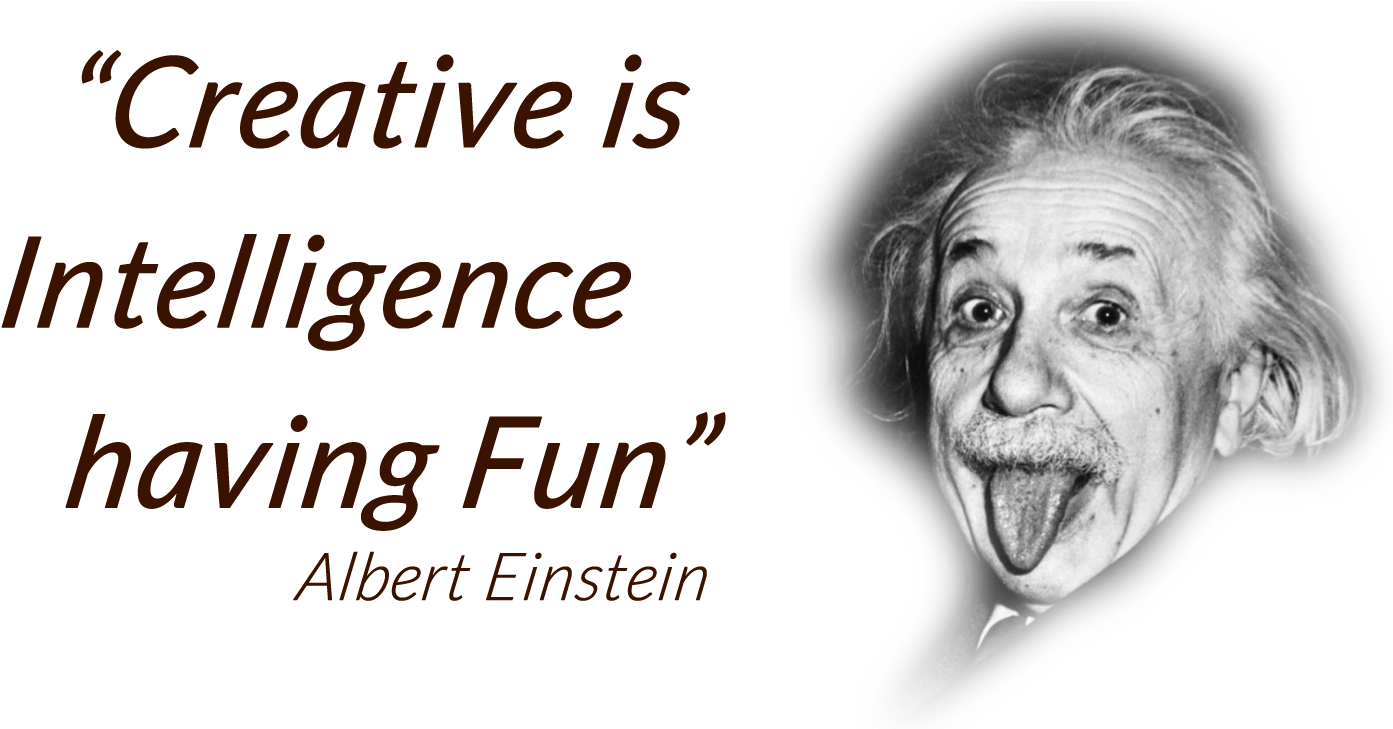 Creative Is Intelligence Having Fun - Albert Einstein (1450x800), Png Download