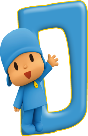 Alfabeto Decorativo Pocoyo Png - Desenho Animado Pocoyo Png (292x450), Png Download