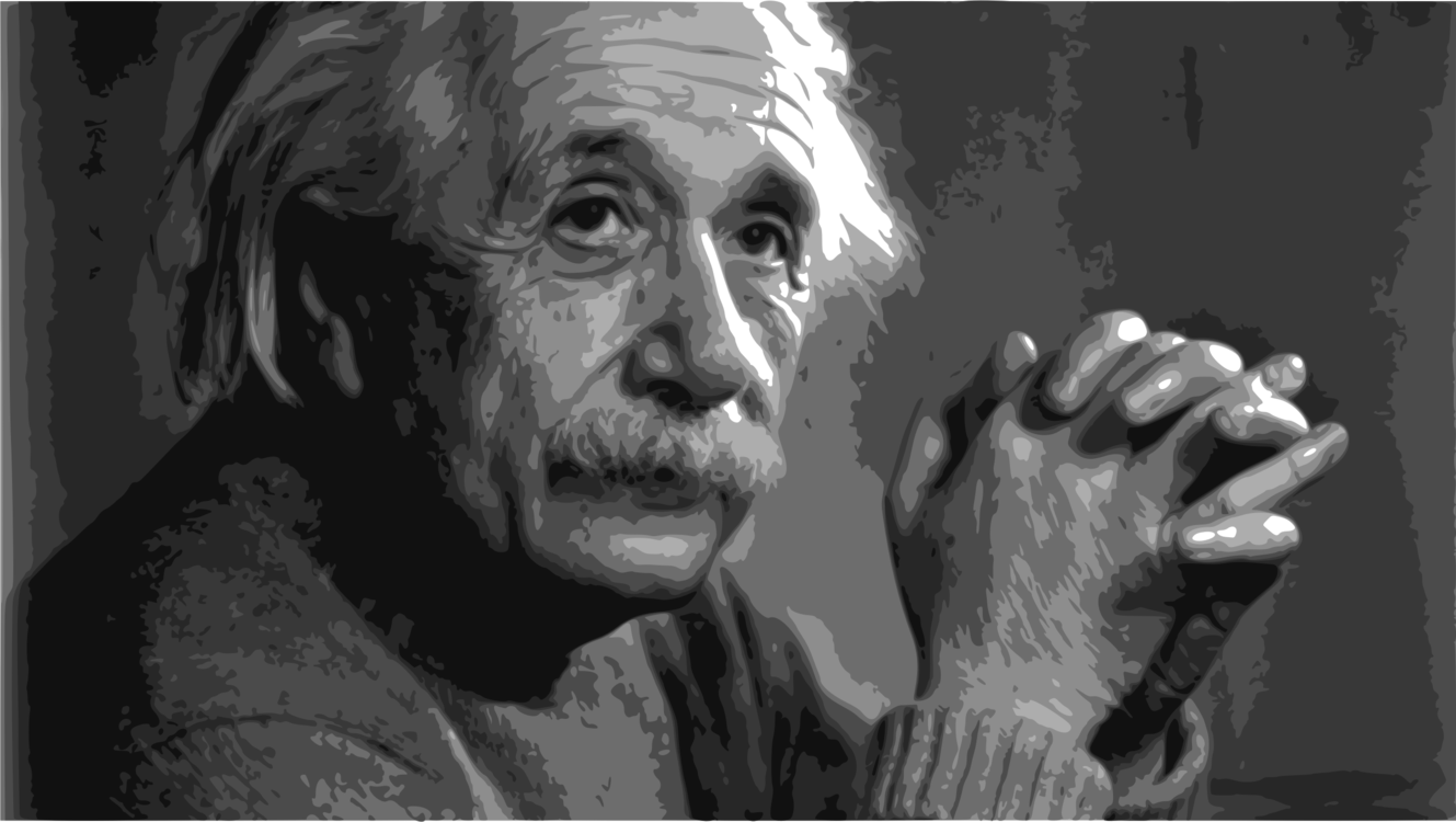 Albert Einstein Physicist Scientist The True Sign Of - Albert Einstein (1329x750), Png Download