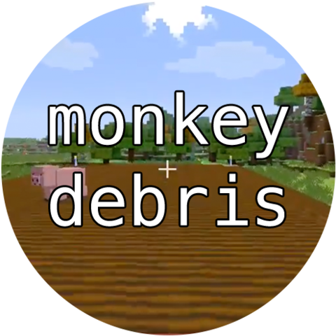 Monkey Debris - Circle (486x486), Png Download