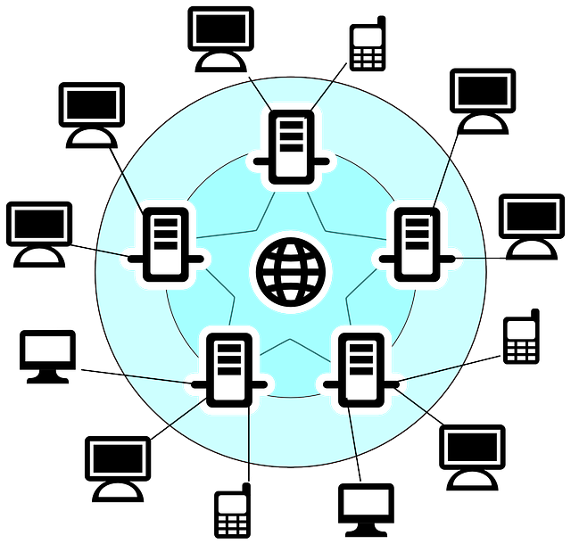 Internet, Network, Scheme, Globalisation, Networking - Internet Clip Art (640x610), Png Download