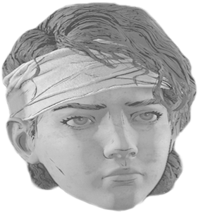 Sticker Clementine Clem The Walking Dead Twd Telltale - Video Game (400x300), Png Download