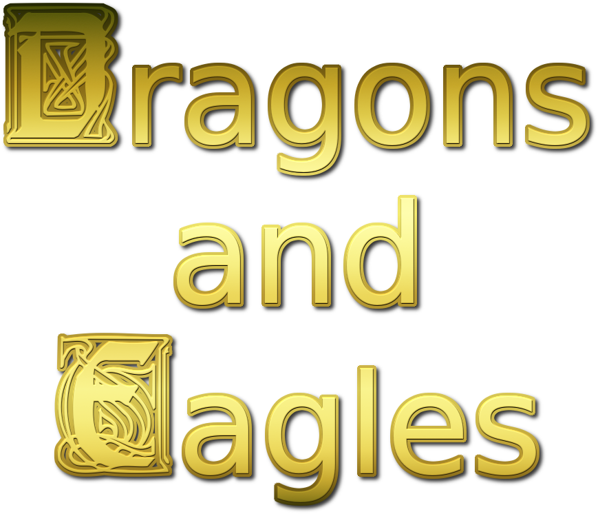 Dragons And Eagles (878x746), Png Download