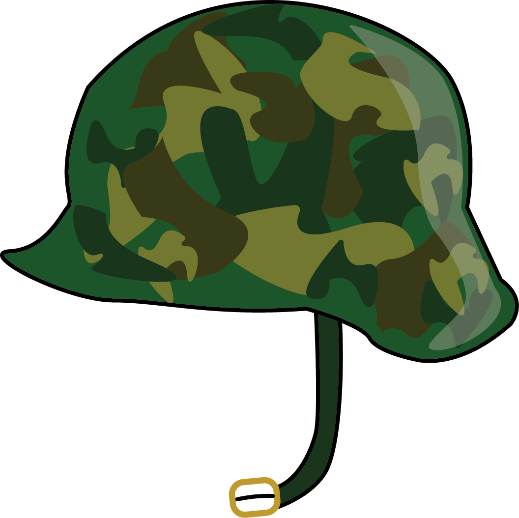 Clip Free Stock Combat Army Soldier Clip Art Person - Army Helmet Clipart (1056x1054), Png Download