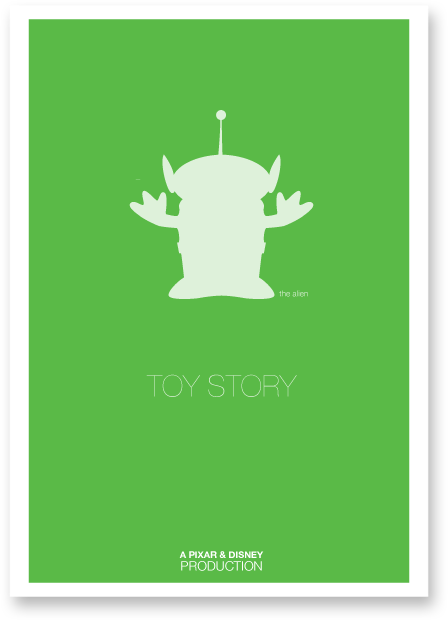 Toy Story Minimalist Poster - Minimalist Poster Toy Story (448x620), Png Download