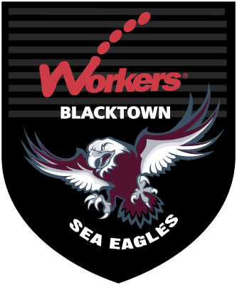 Blacktown Workers Sea Eagles (333x400), Png Download