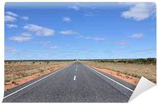 A Straight Road In The Austrialian Outback Wall Mural - Road (400x400), Png Download