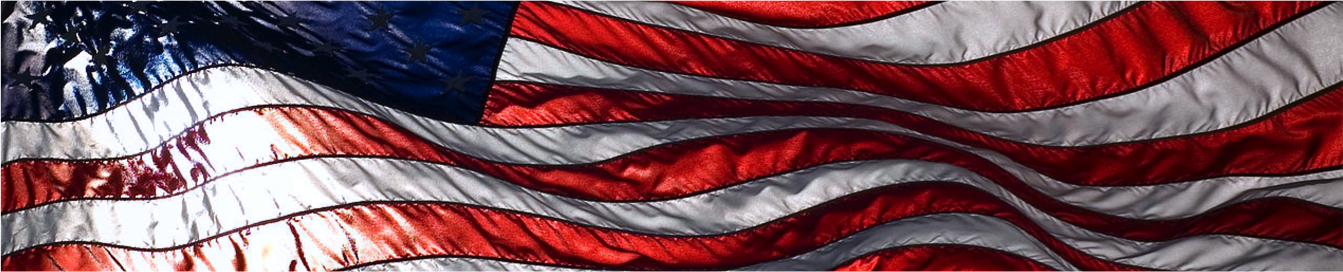 U - S - Flag - Love America (1343x272), Png Download