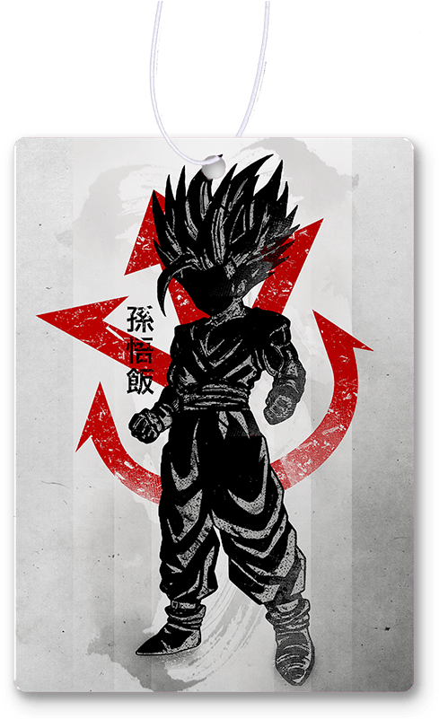 Crimson Gohan Air Freshener - Trunks (800x800), Png Download
