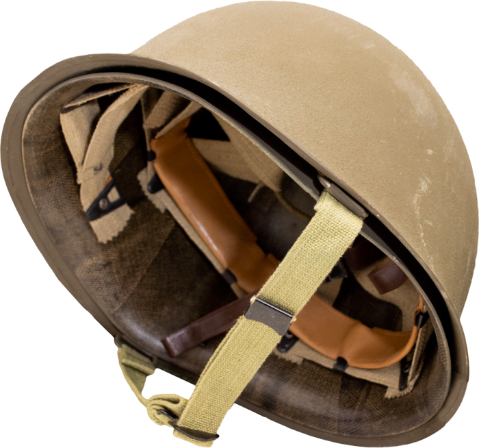 Vintage European Military Helmet - Leather (700x654), Png Download