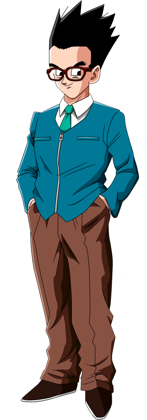 Gohan Dragon Ball Fanon Wiki Wikia - Son Goten Grande Y Normal (500x1463), Png Download