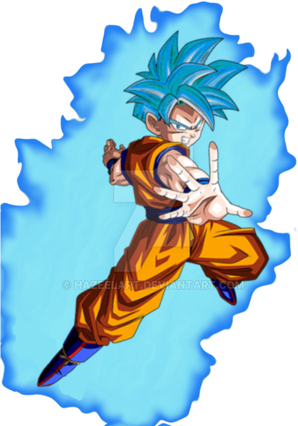 Teen Gohan Super Saiyan God Super Saiyan By Hazeelart - Teen Gohan Super Saiyan Blue (600x852), Png Download