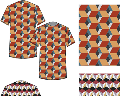 Men's Shirts With Original Patterns - Pattern (404x316), Png Download
