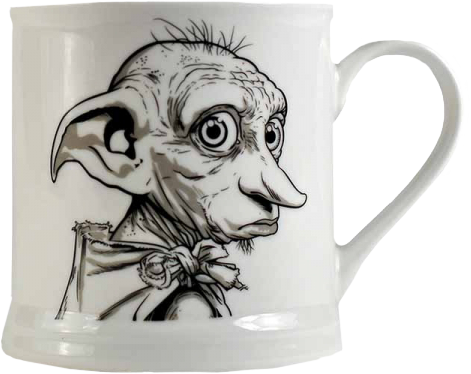 Harry - Harry Potter Dobby Vintage Mug (471x374), Png Download