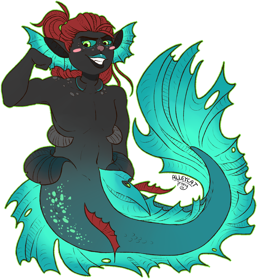 Betta Mermaids Part 1 - Mermaid (1200x1194), Png Download
