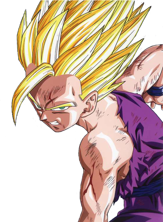 Archivo De La Categoría - Gohan Ssj2 (624x756), Png Download